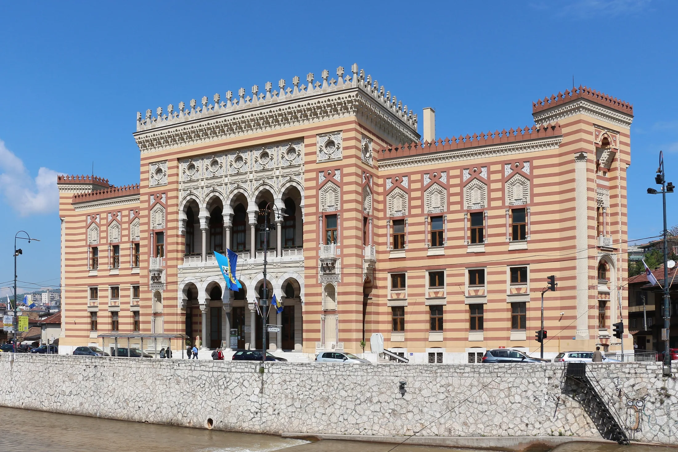 Sarajevo City Hall 01 in or near Sarajevo, Bosnia and Herzegovina