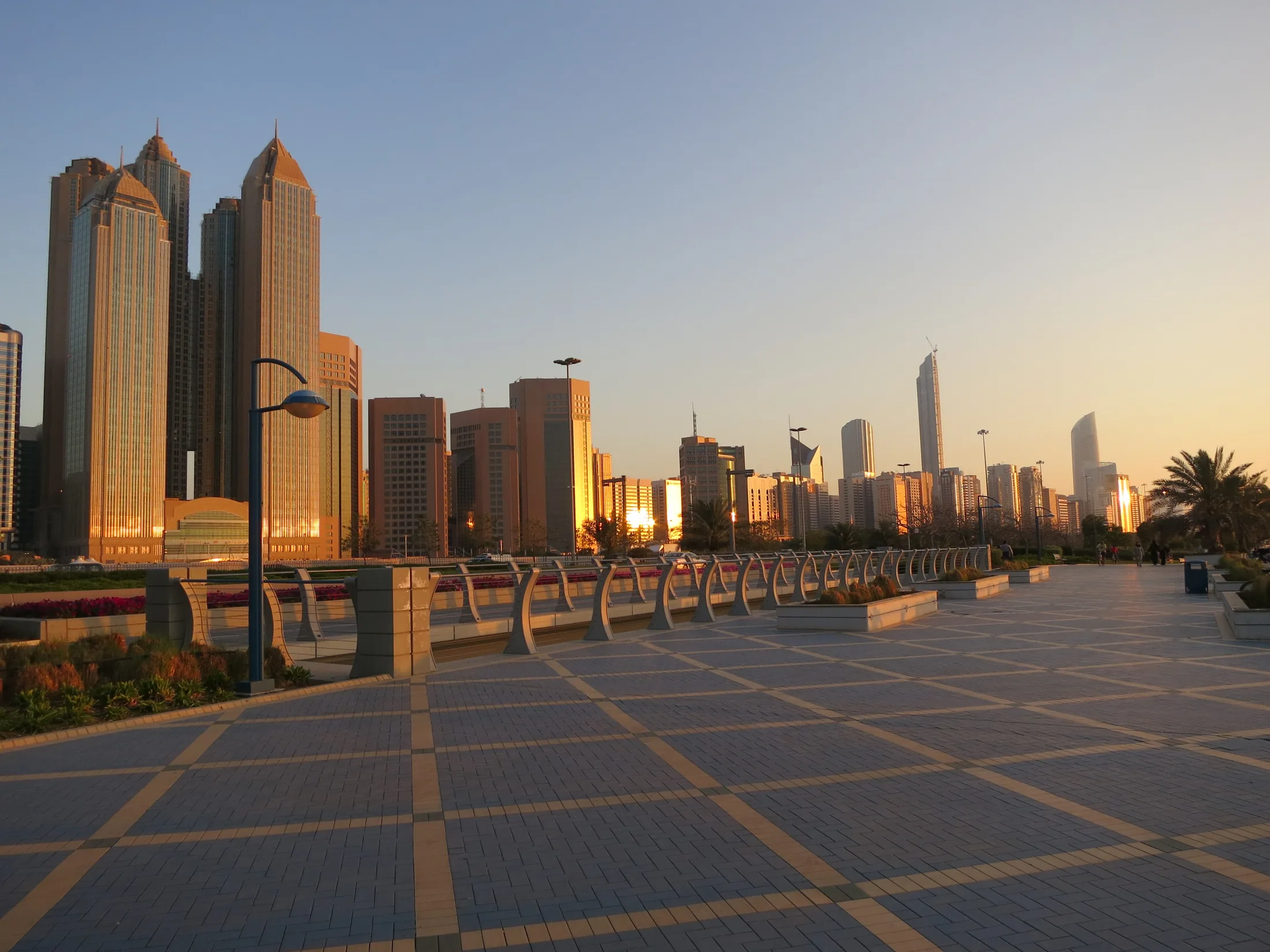 Abu Dhabi Skyline fron Corniche Rd, a stay or neighbourhood image for Abu Dhabi, UAE